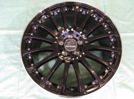 新品 Carlsson(カールソン)1/16RSR GT 5H/114.3 BK 19インチ ホイール 